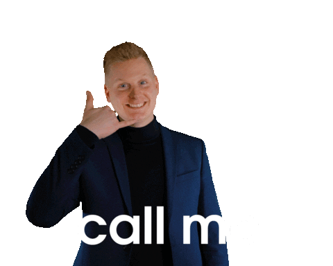 Call Me Phone Sticker by Harris and Wood