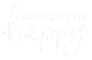 Happy Lettering Sticker
