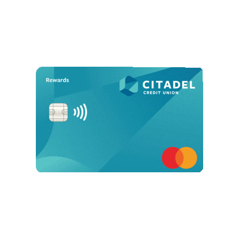 CitadelBanking swipe credit card banking credit union Sticker