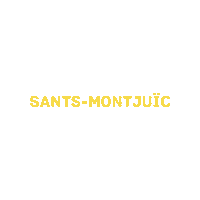 Sants Montjuic Sticker by esquerrabcn