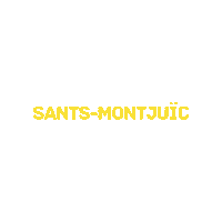 Sants-Montjuic Sticker by esquerrabcn