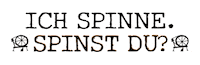 Are You Crazy Spinning Sticker by Gritty Knits
