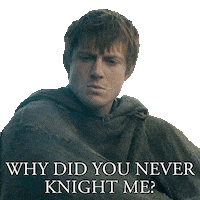 A Knight Of The Seven Kingdoms Question Sticker by Game of Thrones