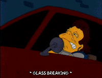 Scared Season 3 GIF by The Simpsons