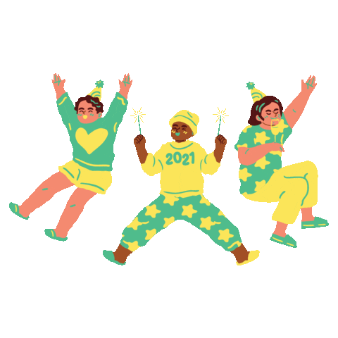 Celebrate New Year Sticker by Digital Pratik