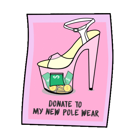 Money Heels Sticker