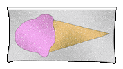 Ice Cream Cone Makeup Sticker