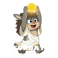 Happy Sunday Morning Sticker