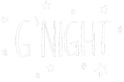 Tired Good Night Sticker by Joy Morin