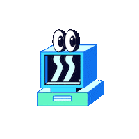 Work Computer Sticker by NoFluffJobs