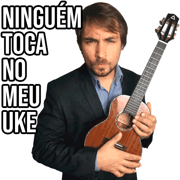 Guitar Ukulele Sticker by UkeCifras