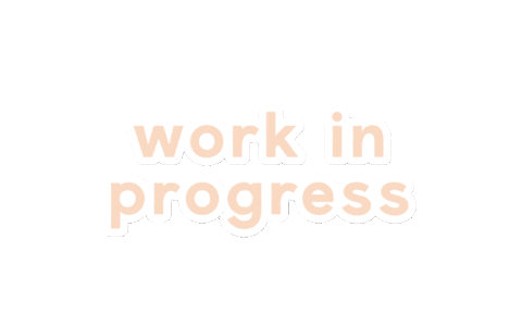 Work In Progress Wip Sticker by Gaelle Paulette