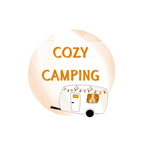 Fall Camping Sticker by Reiseausschnitte