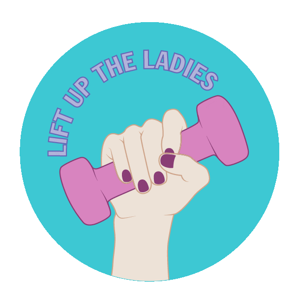 Girl Supporting Sticker by Harper Wilde