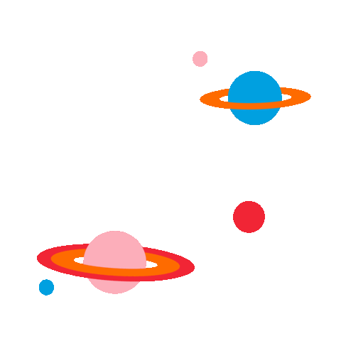 Space Planet Sticker by Erstwilder