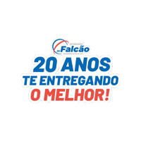 Falcao Anos Sticker by JR Falcão Distribuidora