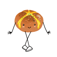 Garlic Bread Dance Sticker by Traveloka