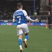 Celebration Apologise GIF by Peterborough United Football Club