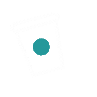 Paper Cup Sticker by Volt.ae