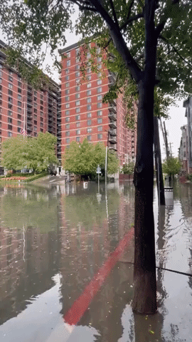 Nor'easter Floods Hoboken, New Jersey
