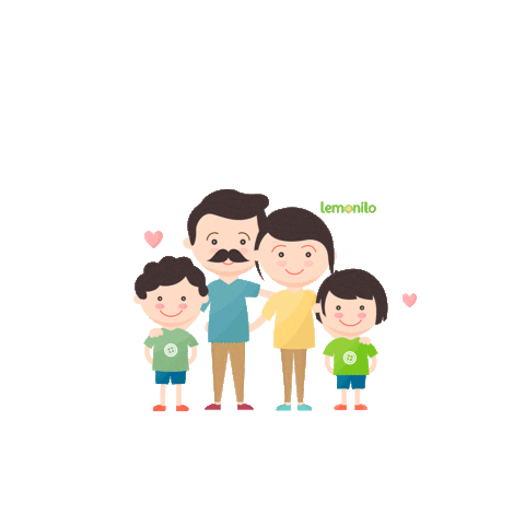Family Love Sticker by Lemonilo