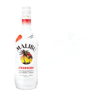 Happy Hour Cheers Sticker by Malibu Rum