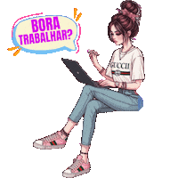 Girl Woman Sticker