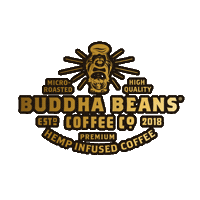 Cbd Coffee Sticker by buddhabeanscoffee