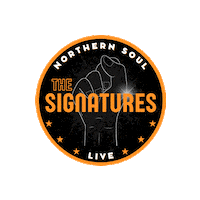 TheSignatures1 band signatures nsl northern soul Sticker