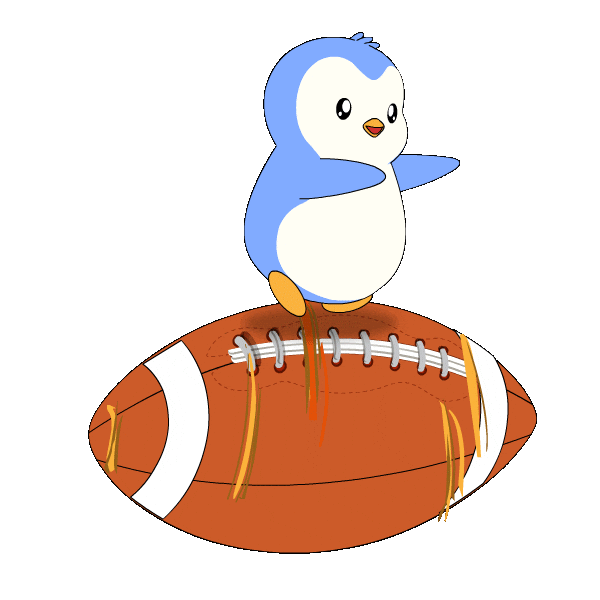 Super Bowl Win Sticker by Pudgy Penguins