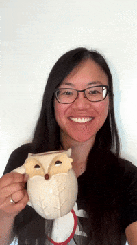deskplantcreatives cheers toast way to go holding mug GIF