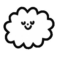 Cloud Smile Sticker