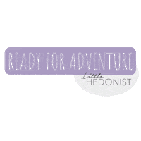 littlehedonistkidsfashion sustainable clothes ready for adventure mountain day organic kids wear Sticker