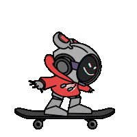 Summer Skateboard Sticker by Republic of Gamers