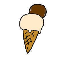 Ice Cream Eating Sticker by Gunmaunofficial