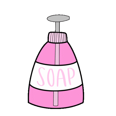 Pink Soap Sticker