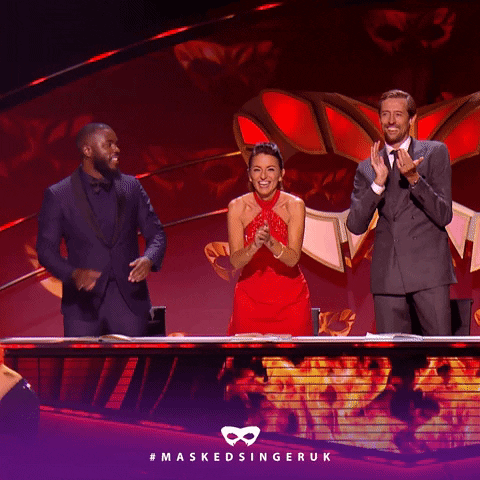 Clapping Comedian GIF by The Masked Singer UK & The Masked Dancer UK