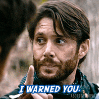 aborddelimpala jensen ackles warning the boys reaction gifs GIF