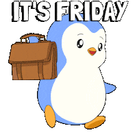 Happy Lets Go Sticker by Pudgy Penguins