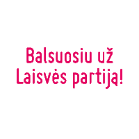 uzlaisve laisvės partija rinkimai2020 norintiems džiaugtis Sticker