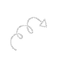 lenagvogler white arrow simple blanco Sticker