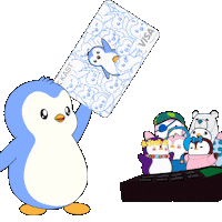 Credit Card Shopping Sticker by Pudgy Penguins