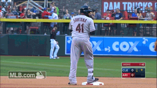 carlos santana GIF by MLB