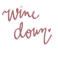Wine Down Sticker