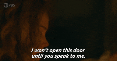 I Won't Open Until You Speak