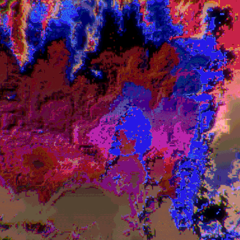 kadavre giphyupload pixel trippy abstract GIF