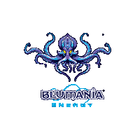 BLUMANIA energy octopus energydrink blumania Sticker