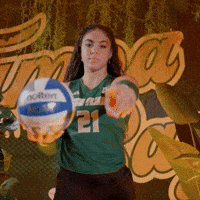 South Florida Volleyball GIF by USF Athletics