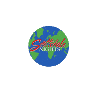 World Earth Sticker by Scottsdale Nights