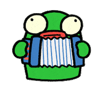 iamblobblob happy music fun cartoon Sticker